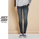Jucy Judy百家好秋冬新款休闲时尚修身牛仔裤女专柜正品JPDP623C