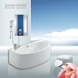 Suncoo/尚高卫浴进口亚克力加厚板材独立式左/右裙洗澡浴缸SY318