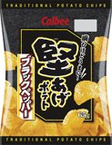 日本代购 正品 calbee 土豆黑胡椒薯片 65g  限定款 现货