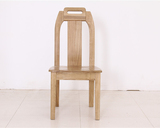 水曲柳全实木餐椅时尚简约餐凳书椅特价餐桌椅组合中式原木色椅子