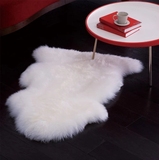 包邮冬季澳洲单张纯羊毛羊皮 沙发坐垫自由皮形皮毛一体 床地毯