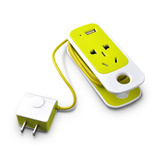 正品防雷带USB插座插接线板电源转换便携式迷你移动旅行插排包邮