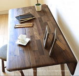 实木折叠桌白橡木可折叠式长方形餐桌简约木质家用小户型日式北欧