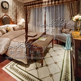时尚欧式美式古典田园地毯客厅茶几沙发卧室床边尾样板间满铺定制