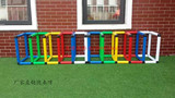 幼儿园儿童塑料储物架收纳架游戏轮胎摆放架子收拾柜 玩具轮胎架