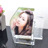 水晶钢琴音乐盒DIY个性送女朋友生日情人节礼物白色彩印相片定制