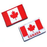 旗盛户外用品 加拿大国旗魔术贴章 户外包配件 彩章臂章 刺绣布贴