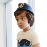 超有型!韩国正品宝宝帅气潮款儿童海军帽 男童女童春秋天贝雷帽子