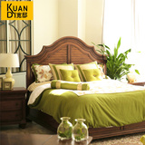 宽邸美式家具实木床1.5米单人床婚床新古典床主卧双人床1.8米简约