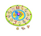时钟拼图早教创意玩具新奇益智木制幼教拼板DIY儿童学前0-3岁