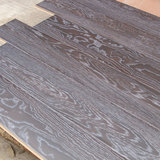 强化复合木地板12mm 黑色灰色地板 防水耐磨地热 常州厂家直销