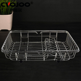 304不锈钢置物架厨房收纳架放晾盘子水槽沥水篮碗碟架沥水架碗架