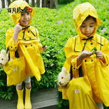包邮新款超萌公主韩国儿童雨衣女童雨衣宝宝雨衣学生加厚雨披雨衣