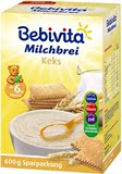 德国Bebivita贝唯他全麦营养牛奶饼干味婴儿米粉6个月以上600g
