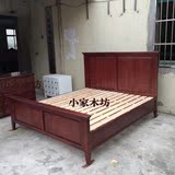 特价HH床 抽屉床 美式实木床1.8 双人床 桦木橡木家具定做