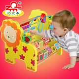 木制大号绕珠串珠儿童益智智力玩具10-11个月宝宝计算架0-1-2-3岁