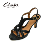 clarks女鞋2015夏季新款时尚休闲高跟细跟女士凉鞋 Delsie Risa