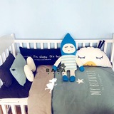ins爆款韩国创意小鸭子可爱宝宝儿童床头靠枕抱枕办公室汽车腰枕N