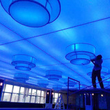 KTV、休闲娱乐空间装饰透光膜 吊顶装饰精印膜 LED灯带环保UV膜