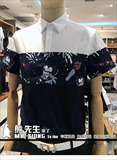 GXG男装2016年夏款新品【专柜正品代购】男士短袖衬衫62223408