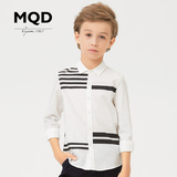 MQD2016童装春装新款男童衬衫长袖纯棉儿童中小童长袖衬衣韩版潮