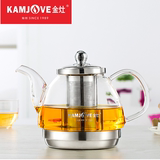 KAMJOVE/金灶 A-100电磁炉专用玻璃壶不锈钢内胆过滤烧水壶花茶壶