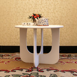 田园小咖啡桌欧式圆桌创意茶几边几现代电话桌花架十字桌