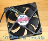 AVC 9025/9CM/厘米 超静音 CPU散热风扇 机箱风扇 4针/线温控调速