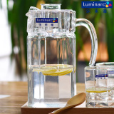 乐美雅1.7L超大容量耐高温凉水壶扎壶果汁壶透明玻璃冷水壶装水壶