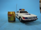 老式玩具汽车 80后老玩具 奔驰警车电动玩具 怀旧80后的回忆