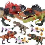 包邮 恐龙玩具超大号仿真动物霸王龙/暴龙模型手偶儿童拼装恐龙蛋