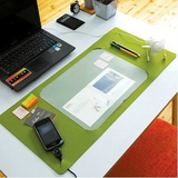 韩版多功能办公桌面鼠标垫护腕垫大号垫板带刻度多功能毛毡鼠格子