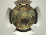 梵蒂冈2012年50欧分硬币(NGC) BU
