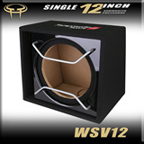 WSV12汽车音响12寸喇叭无源车载低音炮高光板音箱空箱体/外箱壳体