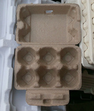 鸡蛋包装盒 蛋托6枚本色环保克降解厂家直销做工精细初生蛋养殖用