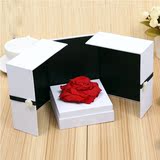 新款巨型永生花盒子单支玫瑰礼品盒七夕情人创意包装包邮