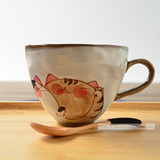 【我是猫】创意可爱陶瓷马克杯 水杯牛奶咖啡奶茶早餐燕麦片杯子