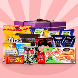 【天猫超市】进口休闲零食礼盒 膨化糖果果干美食组合大礼包842g