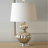 美式水晶葫芦中式地中海灯北欧宜家客厅装饰玻璃创意卧室床头台灯