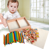 儿童益智早教数数棒数字棒 幼儿园教学彩色数学棒算数棒积木玩具
