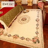 易普美家美式地毯 田园卧室床边毯欧式田园现代混搭 客厅地毯推荐