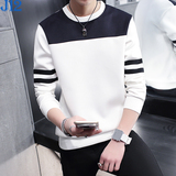 2016春季新款男士卡通日系潮流长袖T恤青少年韩版圆领外套打底衫