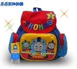 外贸THOMS韩国卡通托马斯幼儿园棉帆布翻盖绣双肩背包宝宝书包