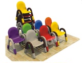正品幼儿园靠背椅儿童专用塑料学习桌椅幼教凳子餐桌品牌特价批发