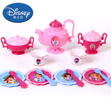 迪士尼公主茶具组合儿童过家家女孩玩具下午茶仿真厨房餐具幼儿园