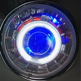 车氙气灯透镜大灯改装双光透镜天使眼恶魔眼3寸3.5寸疝气鱼眼摩托