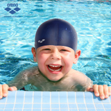 ARENA阿瑞娜 儿童纯色硅胶泳帽 加厚防水 耐用多色 抗老化