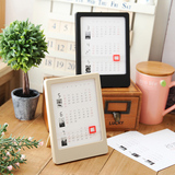 无印黑白影像 2016年Calendar 创意日历/台历架公司定做印刷良品