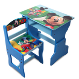 儿童学习桌迪士尼可升降小学生书桌写字桌椅套装环保学生课桌包邮
