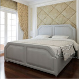 欧式时尚简约软包布艺床美式法式复古实木双人床1.8米1.5欧式软床